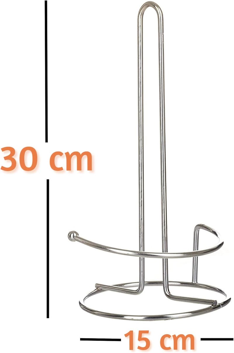 Bulfyss Kitchen Napkin Roll Holder. Kitchen Paper Towel Tissue Holder, Chrome - Image 1