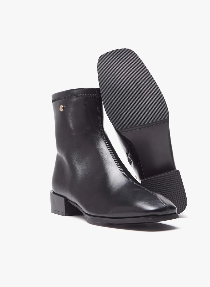 Flora Bella By Shoexpress Women Solid High Cut Boots with Zip Closure