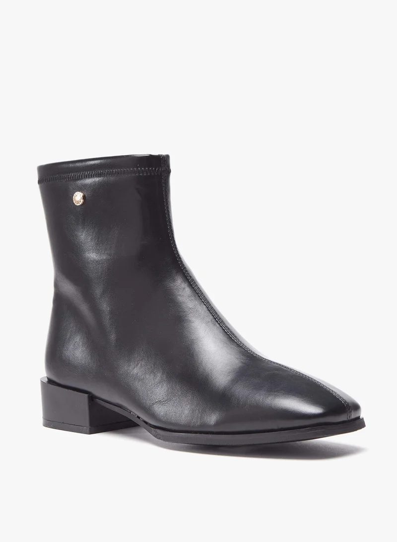 Flora Bella By Shoexpress Women Solid High Cut Boots with Zip Closure