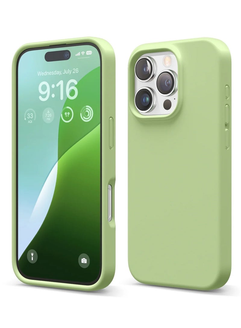 BORTONY iPhone 16 Pro Case 6.3 inch Liquid Silicone Case iPhone 16 Pro Cover Gel Rubber Soft Silky Touch Shockproof Thin Protective Cover for Apple iPhone 16 Pro - Image 1