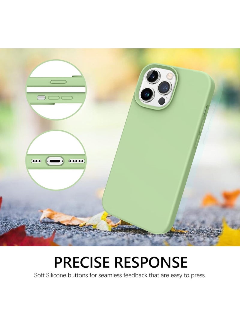 BORTONY iPhone 16 Pro Case 6.3 inch Liquid Silicone Case iPhone 16 Pro Cover Gel Rubber Soft Silky Touch Shockproof Thin Protective Cover for Apple iPhone 16 Pro - Image 4