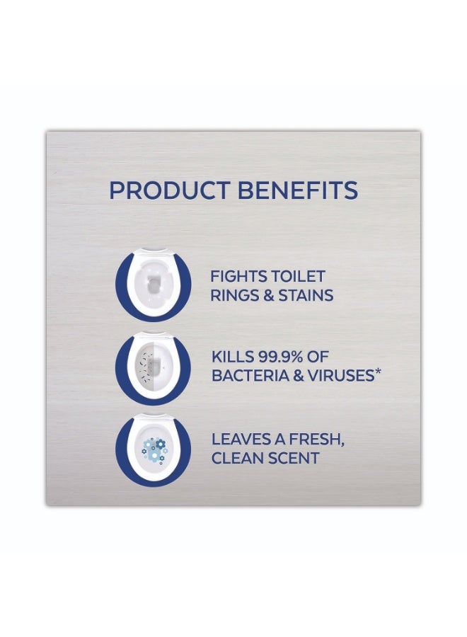 Lysol 2 In 1 Toilet Bowl Cleaner With Bleach 709 ML - Image 3