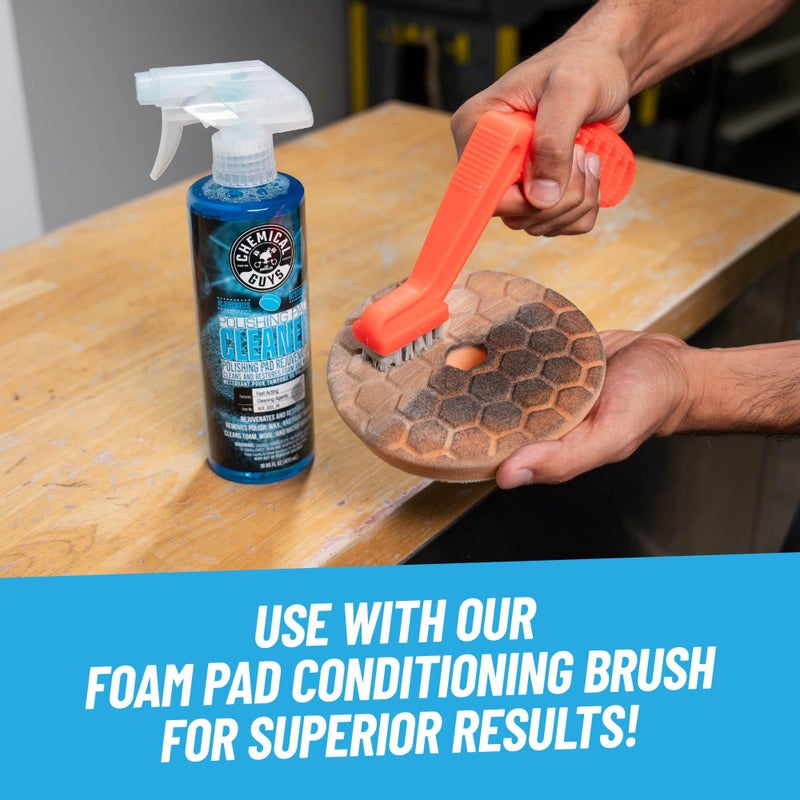 Chemical Guys BUF_333_16 Foam and Wool Polishing Pad Cleaner, Citrus-Based, 16 fl oz - Image 5