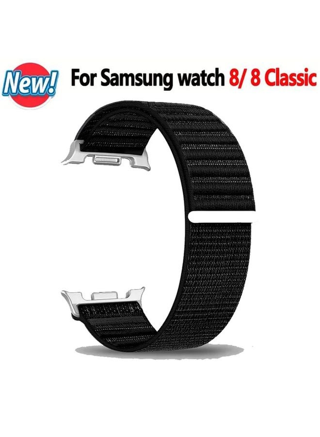 Deep Blue Nylon Sport Strap For Samsung Galaxy Watch 8 And Watch Classic - Image 2
