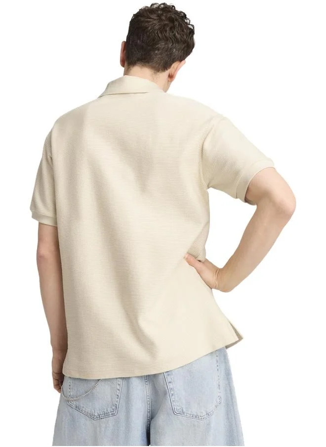 Puma Alpine Snow PREMIUM Essentials Relaxed Jacquard Polo Unisex for Men | Best Price UAE