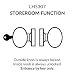 Lawrence Door Knob Cylindrical Lock Storeroom Function Key unlocks Exterior Polished Brass Finish LH5307OB US3 UL Certified ANSIBHMA Grade 2 Commercial Door Knob for Heavy Duty Use Embassy Series - Image 3