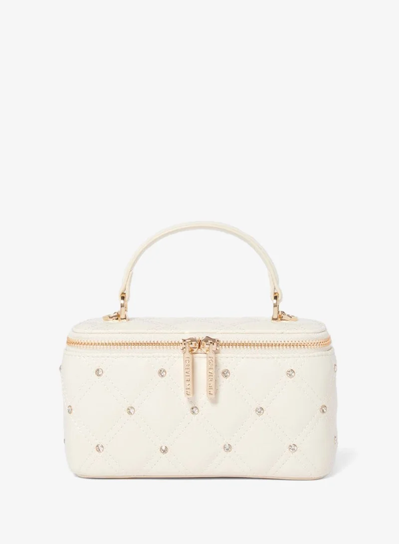 forever new  SIGNATURE CLOVER Embellished Top Handle Bag for Women | Best Price UAE