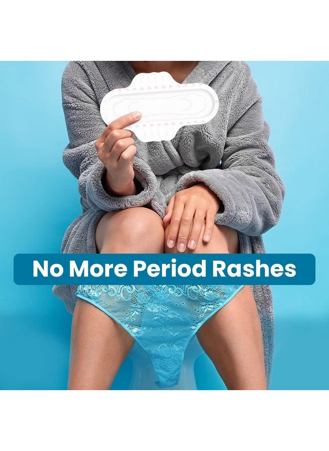 everteen Xl Dry Neem-Safflower Sanitary Pads For Women - 60 Pads, Rash Free, Anti Tan, Skin Friendly, Double Wing Shape, Advanced Leak Protection, X Large, 280Mm - 3 Packs (20 Pads Each, 280Mm)  - Image 3