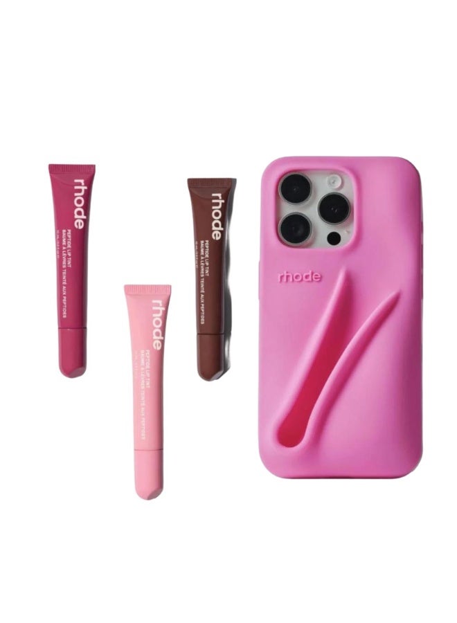rhode Kafr Rhode Cell Phone Lip Holder Silicone Lip Gloss Cell Phone Holder Lip Holder iPhone Cell Phone Lip Holder Back (Smell Free) - Image 3