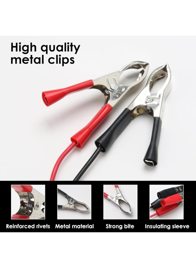 12V/24V Car Battery Alligator Clips to Cigarette Lighter Socket Adapter - Heavy Duty Battery Terminal Converter - Portable Power Extension for Camper Vans, Boats, and Cars - Image 5