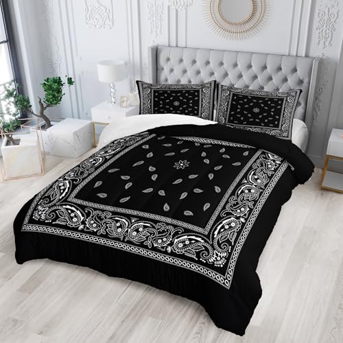 Tuzaovy Goth Boho Bedding Queen - Comforter Set, Western Hippie Style - Image 2