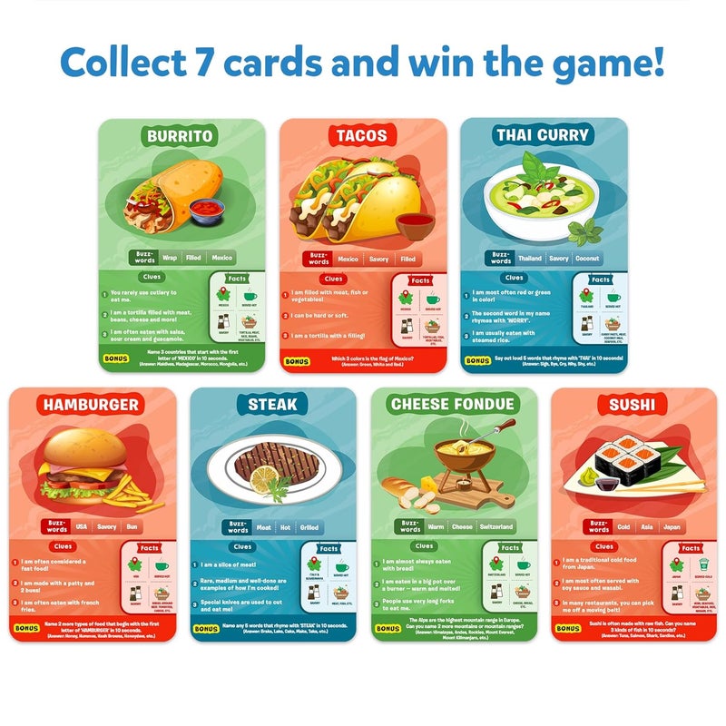Skillmatics Guess in 10 Foods Around the World, Card Game for Boys, Girls, and Kids Who Love Educational Travel Toys, Board Games, Geography and History, Gifts for Ages 8, 9, 10 and Up - Image 5