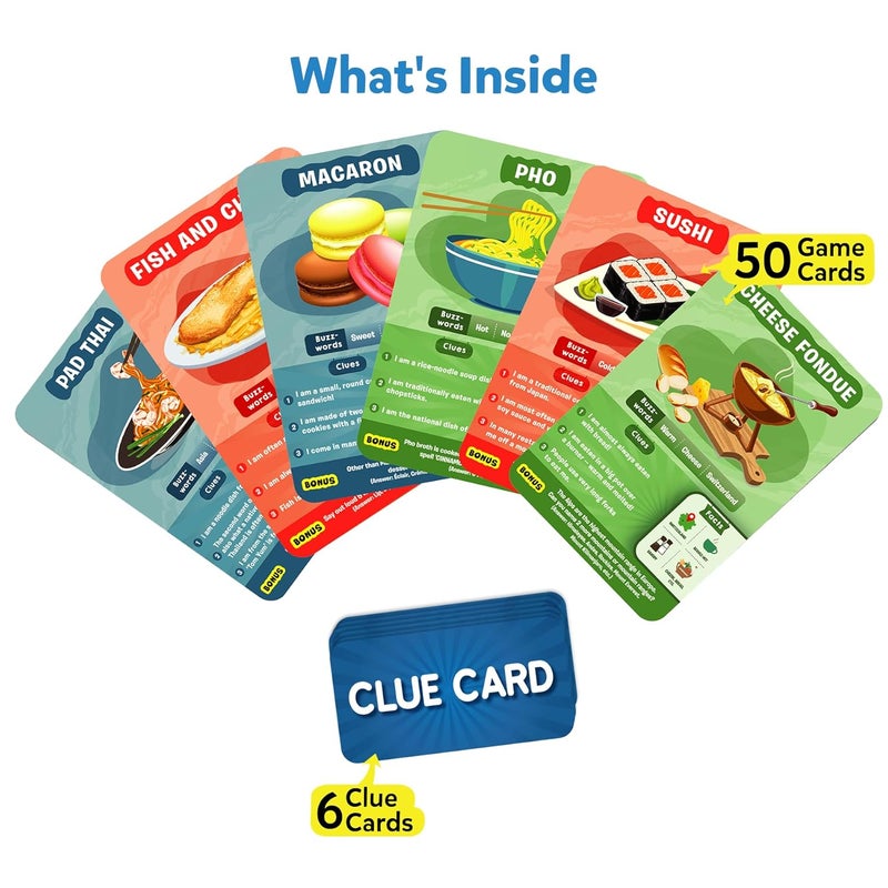 Skillmatics Guess in 10 Foods Around the World, Card Game for Boys, Girls, and Kids Who Love Educational Travel Toys, Board Games, Geography and History, Gifts for Ages 8, 9, 10 and Up - Image 2