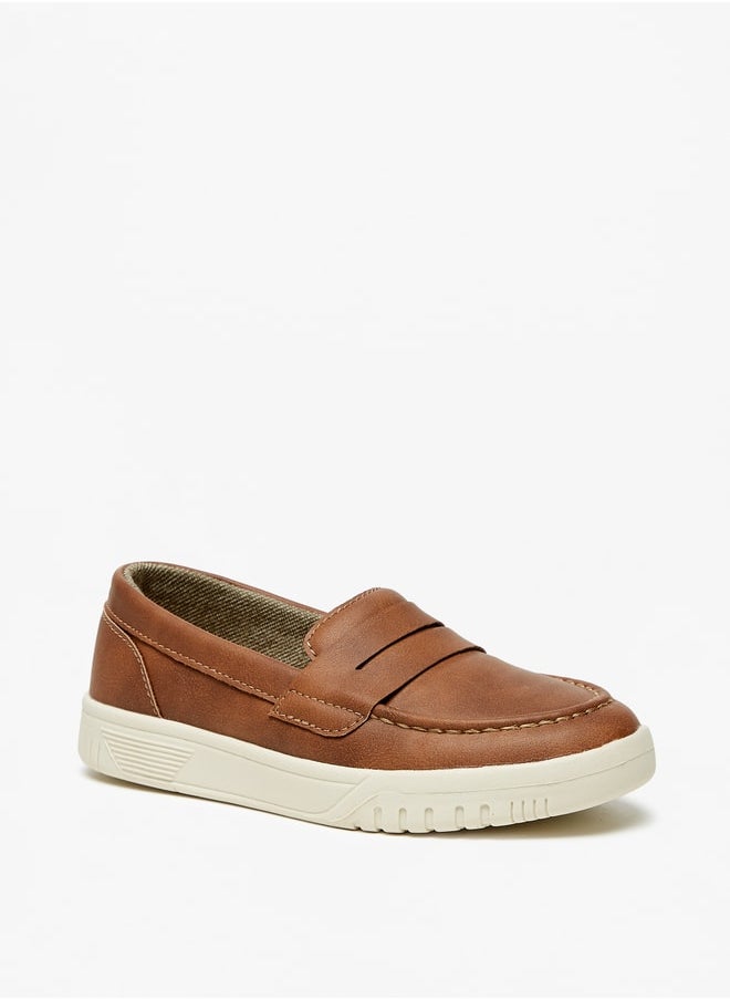 LBL by Shoexpress - Boy's Solid Slip-On Loafers Ramadan Collection - Image 1