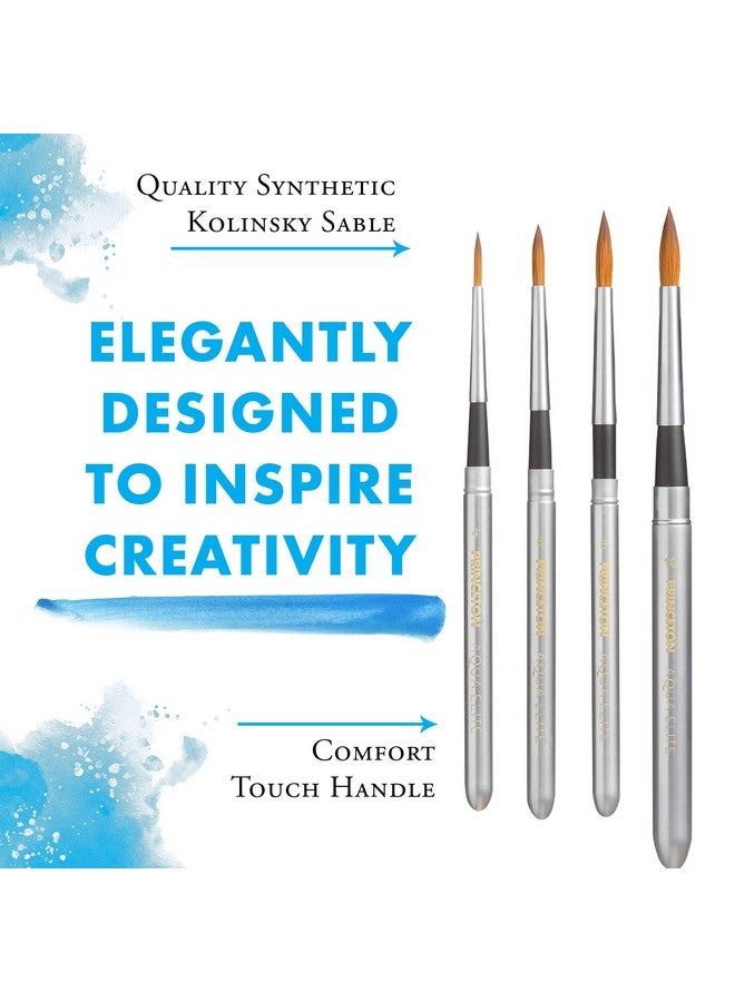 Princeton Aqua Elite Paintbrush Matte Black - Image 4