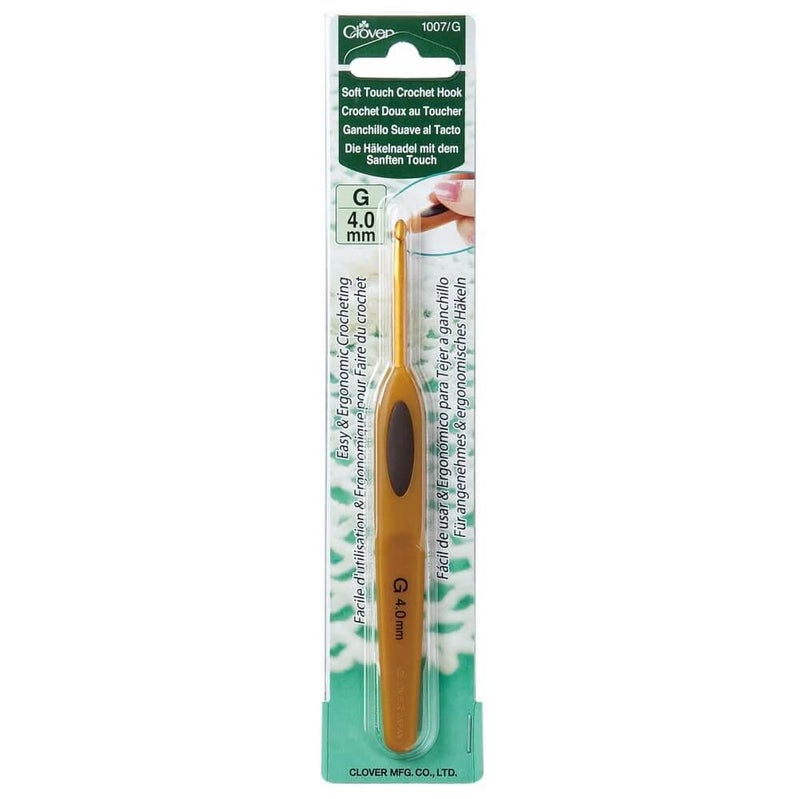 Clover Soft Touch Crochet Hook (Aluminium) - Image 2
