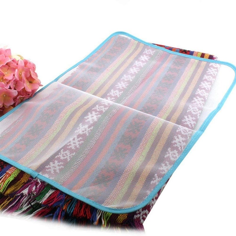 RUDRAX CORPORATION RUDRAX CORPORATION Heat Resistant Ironing Cloth Protective Insulation Pad Home Ironing Mat Mesh Net Ironing Cloth Guard Protects Clothing Iron Delicate Garments Clothes Random Color - Image 1