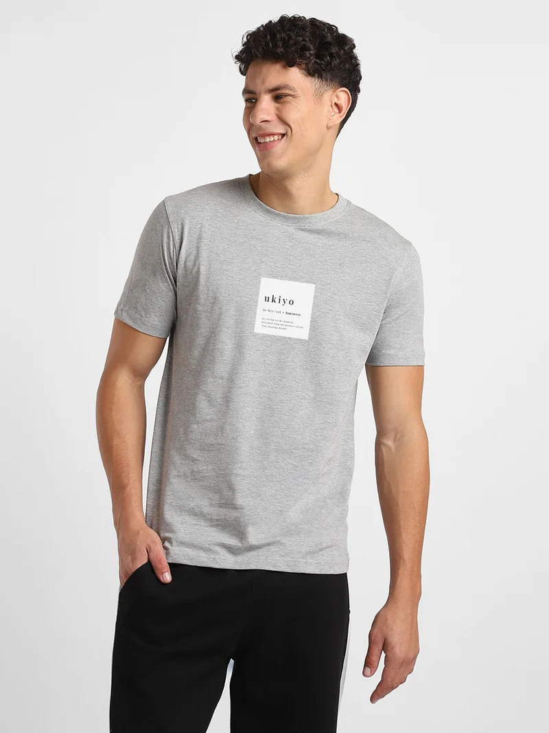 NOBERO Nobero Men 100% Cotton Printed T-shirt
