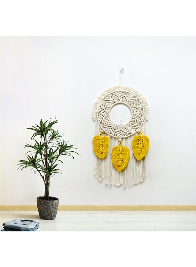 الأزرق جي دبليو زخرفة ريش شرابة بسيطة جديدة منسوجة على الطراز البوهيمي - Image 3