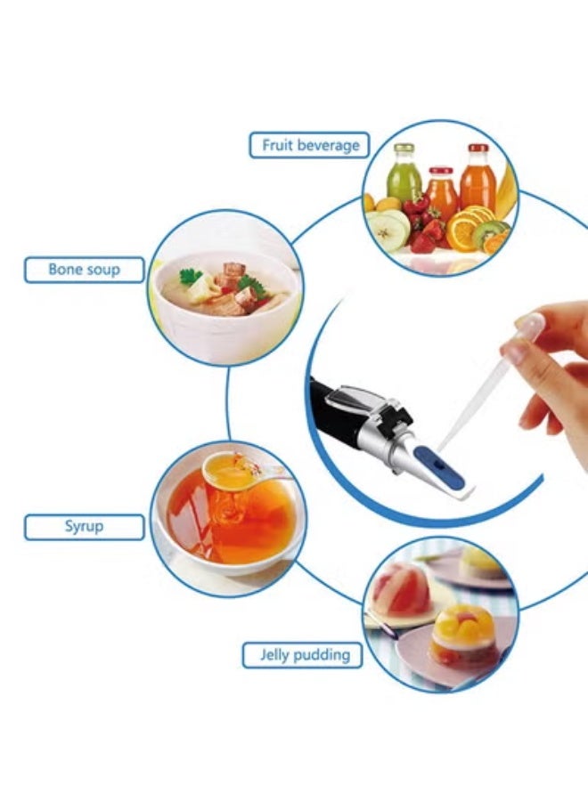 0-32% Brix Meter Refractometer with ATC, brix Refractometer,Refractometer Honey,Portable Refractometer for Honey,ph Refractometer - Image 5