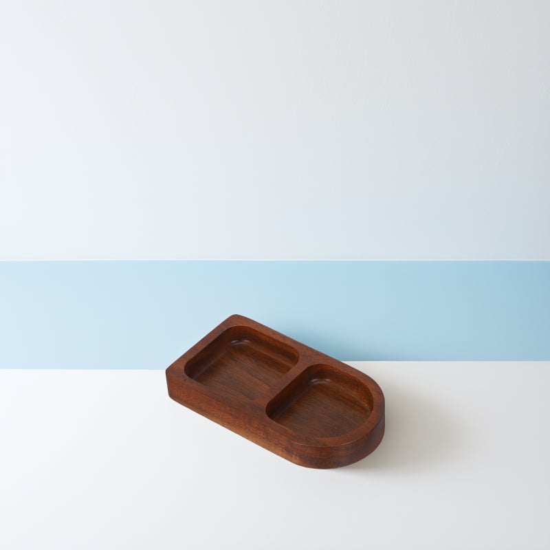 2pcs Wood Seasoning Dish Condiment Plate Spice Dish Small Condiment Bowls Sauce Cup Arrangement Appetizer Plate Dipping Platter For Home Kitchens - Image 2