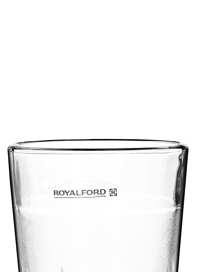 Royalford 6-Piece Tumbler Set Clear 355ml - Image 3