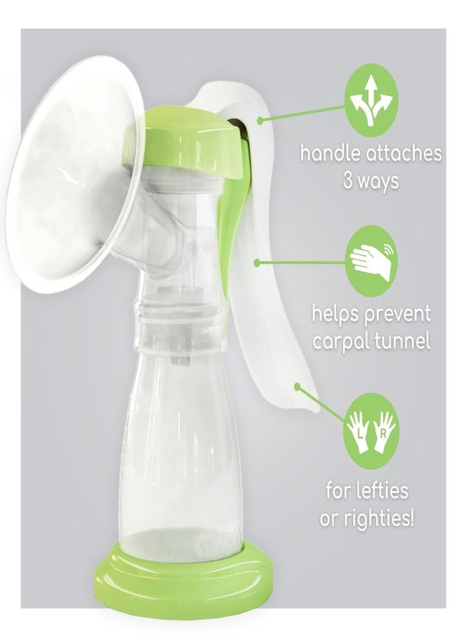Ardo Amaryll Manual Breastpump, Designed & Manufactured in Switzerland, Includes 26 and 22mm Breast Shells. Portable Quiet Breast Pump. BPA Free Manual Pump for Gentle Pumping. Easy to Use, Hand Pump - Image 2