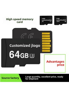 Generic High-Speed TF Memory Card 64GB For Dash Cam 32GB 16GB 8GB Camera Mobile Phone Storage Card MicroSD U3 Class10 Write Protection-Color:Black-Capacity:128MB-General Speed C6 Stable Edition  - Image 1