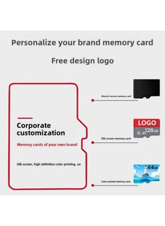 Generic High-Speed TF Memory Card 64GB For Dash Cam 32GB 16GB 8GB Camera Mobile Phone Storage Card MicroSD U3 Class10 Write Protection-Color:Black-Capacity:128MB-General Speed C6 Stable Edition  - Image 3