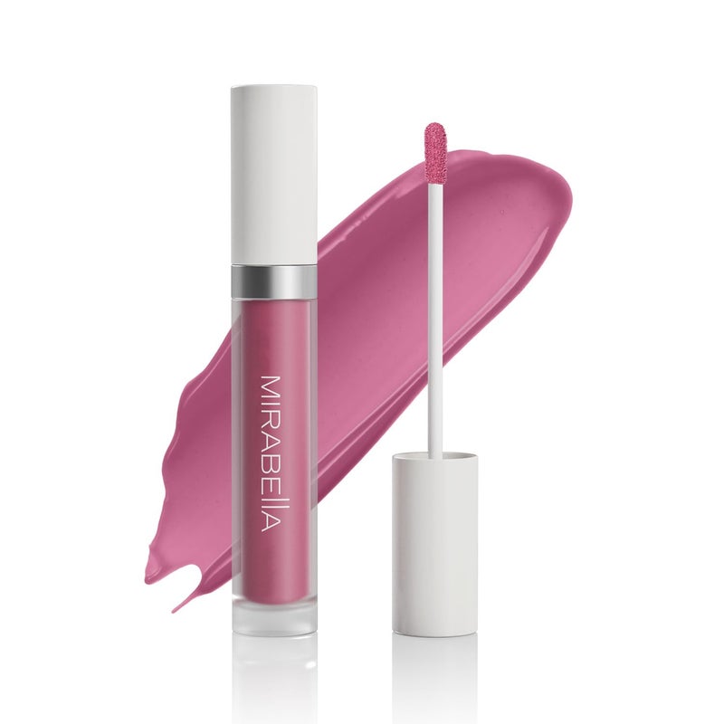 Mirabella Luxe Advanced Formula Moisturizing Lip Gloss LongLasting Lip Gloss with a Glossy NonSticky and Shiny Finish Hydrates with Vitamin E Jojoba and Sweet Almond Oil Sleek