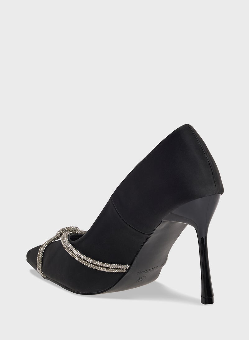 ايلا حذاء بامب بكعب ديامانتي - Image 3