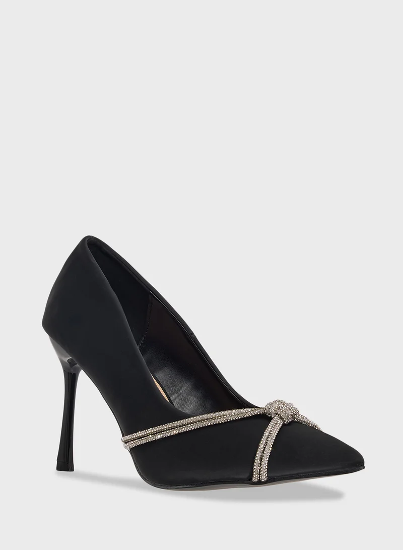 ELLA Diamante Heeled Pump