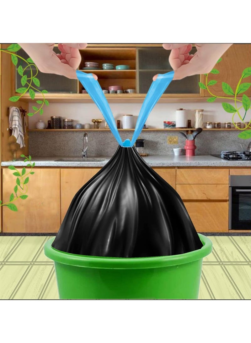 شاليمار بريميوم OXO – أكياس قمامة قابلة للتحلل البيولوجي بسحب الحبل، 120 قطعة – سعة 5 جالون، برائحة اللافندر – مقاومة للتسرب – مناسبة لسلال القمامة بسعة 4 إلى 5 جالون – اللون أسود – الأبعاد: 109 × 127 سم. - Image 2