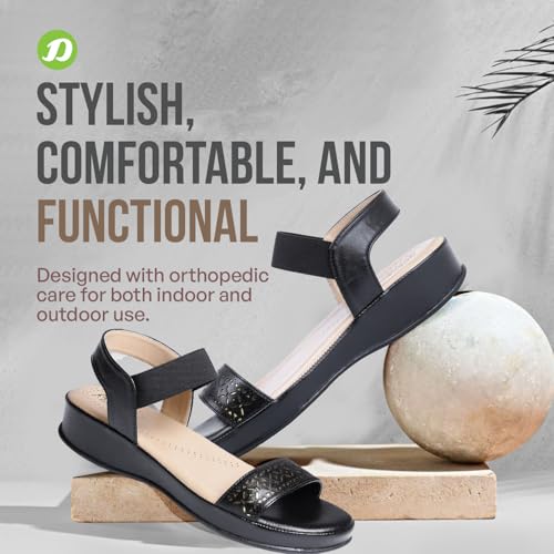 DOCTOR EXTRA SOFT Women's Fashionable Ultra Soft Cushion Slippers/Flip-Flops for Adult| Lightweight Comfortable| Casual & Stylish| Outdoor Synthetic Orthopedic Chappals Sandals Ladies Girls D-618 - Image 3