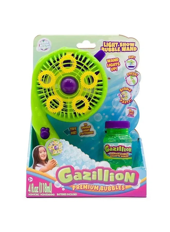 Funrise عصا فقاعات غازليون بريميوم مع عرض ضوئي (22.23 سم) - Image 1