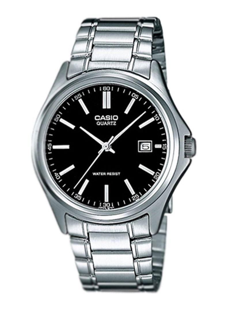 Men's Water Resistant Analog Wrist Watch MTP-1183A-1ADF - Silver