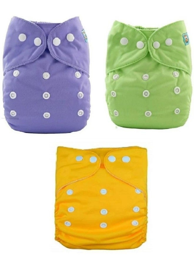 Miracle Moms Baby: Washable, Reusable Cloth Diapers,100% Absorption, 0-3 yrs (Without Inserts) (5) - Image 1