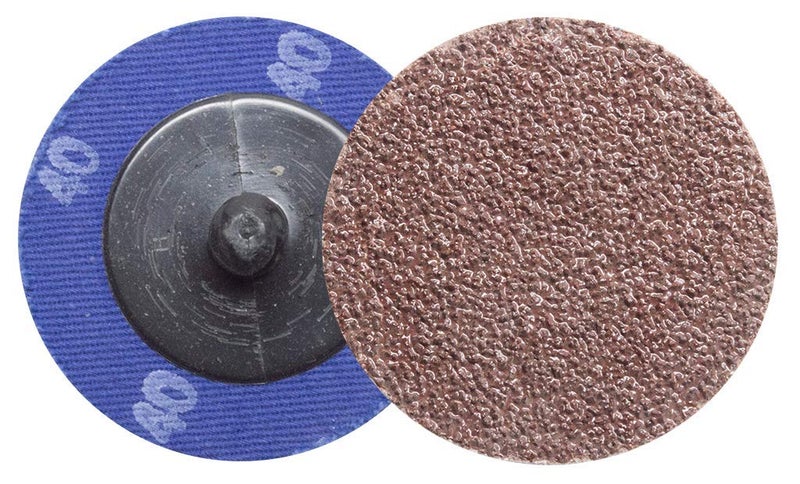 Benchmark Abrasives 2 Inch Sanding Discs Quick Change Aluminum Oxide, Compatible with Die Grinder, Drill, Pneumatic Grinder - 180 Grit (25 Pack) - Image 3
