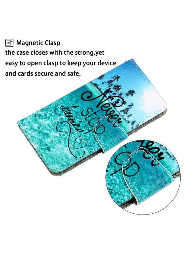 erorex Case For Samsung Galaxy A22 4G 3D Colored Drawing Horizontal Flip Leather Phone Case with Holder & Card Slots & Wallet - Image 4