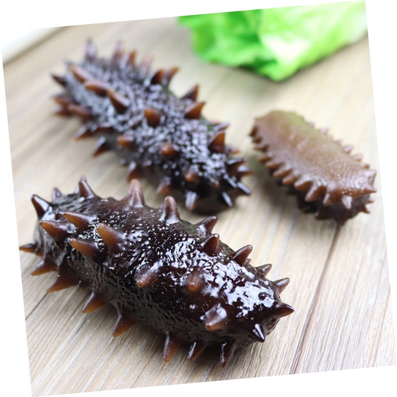 Realistic Artificial Sea Cucumber Model Food Decor Photography Prop Home Party Display - Image 3