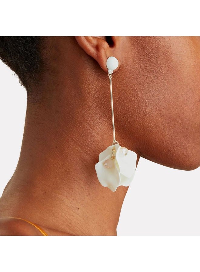 Shashi Women's Petunia Earrings One Size White - Image 2