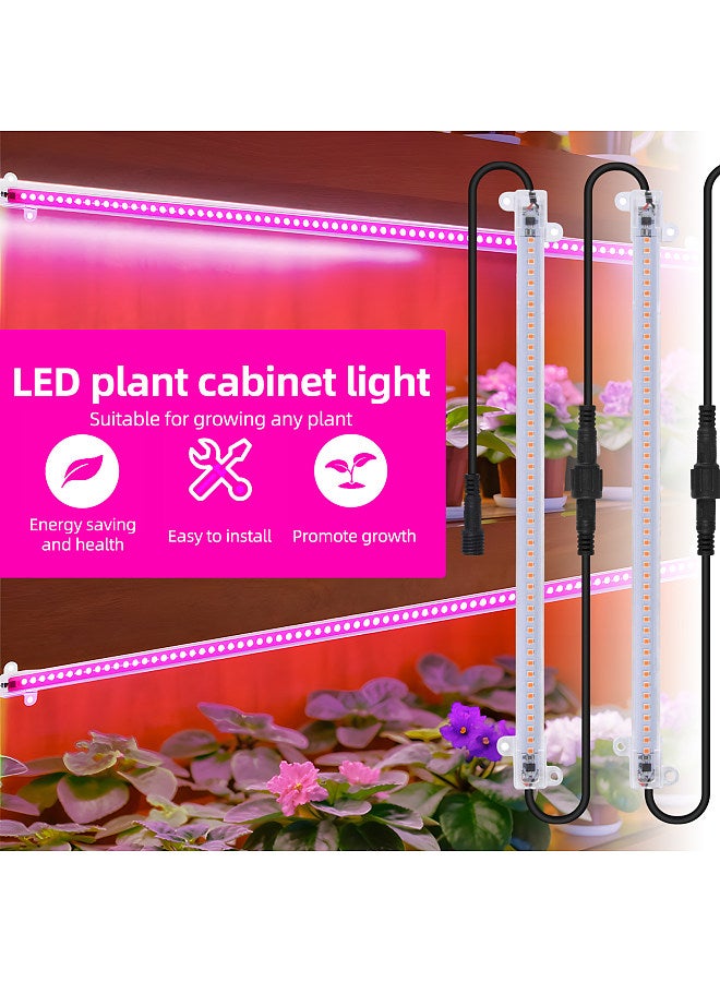 Generic LED Plant Grow Light Strips 12-inch Full Spectrum Grow Lights for Indoor Plants Plug and Play 2.7W Plant Lights for Seedling Vegetable Flower Succulents Plants 8 Pack  - Image 4
