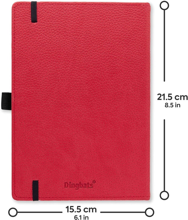 Dingbats* Notebooks دفتر دينغباتس A5+ الحياة البرية كنغر أحمر - شبكي - Image 2