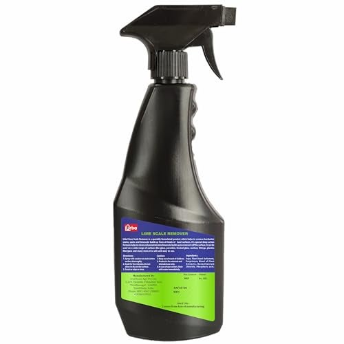 Urba Lime Scale Remover 500 ml – Pack of 2 | Bathroom Descaler | Removes Stains & Deposits from Shower Heads, Taps, Baths & Glass Screens | Powerful Hard Water Stain Cleaner - Image 2
