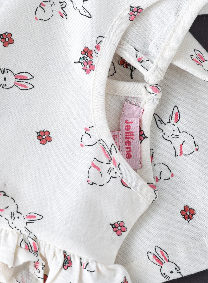 Jelliene Sunshine Squad: Girls' Comfy Cotton Tees Playful & Summer Fun
