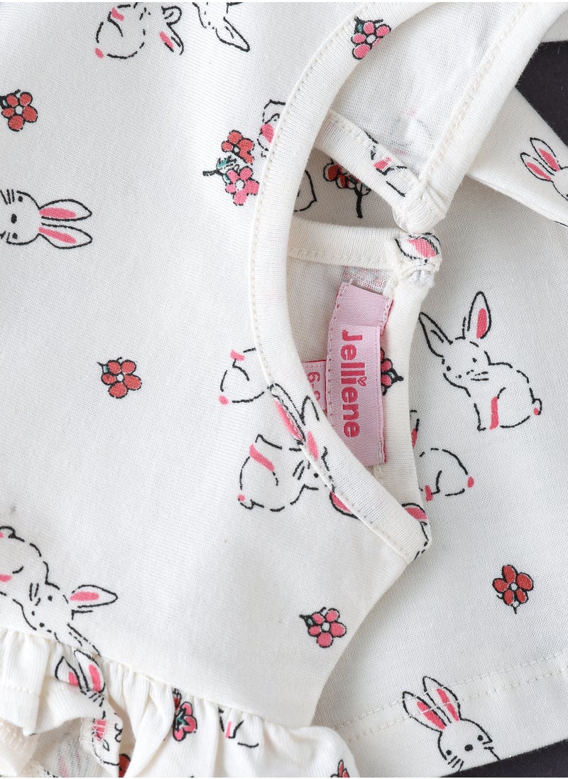 Jelliene Sunshine Squad: Girls' Comfy Cotton Tees Playful & Summer Fun  - Image 4