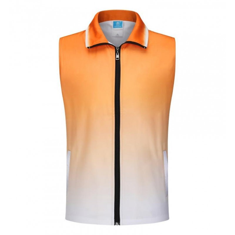 Garbage Sorting Body Printing Gradient Vest Volunteer Street Vest Supermarket Vest Printing Logo - Image 1