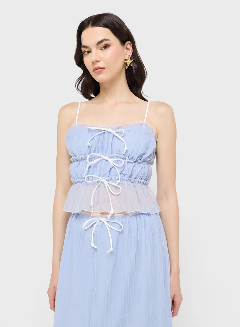 جينجر Tiered Maxi Dress
