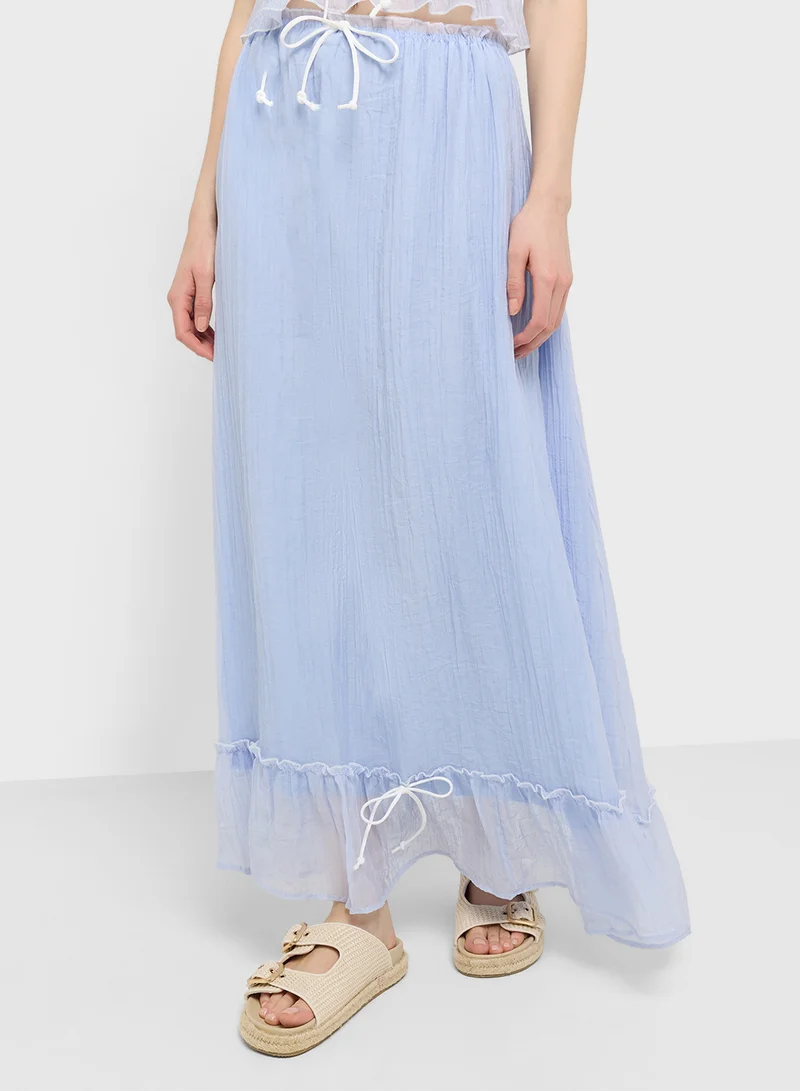 جينجر Tiered Maxi Dress