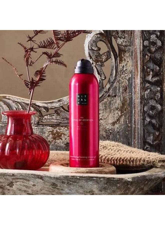 RITUALS Ayurveda Foaming Shower Gel – Gel-to-Foam Body Wash with Indian Rose & Sweet Almond Oil for Silky Soft, Nourished Skin, 200ml / 6.7 fl oz - Image 2